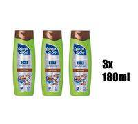 3x Wash & Go 2 in 1 Caffeine Shampoo & Conditioner 180ml