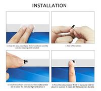 3x Webcam Privacy Cover for Laptop PC Smartphone Tablet For Ipad Camera Lens Protector with Consistent Performance Across Multiple (Black)