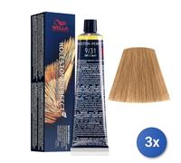 3x Wella Koleston Perfect Me+ Rich Natural 9/31 60ml