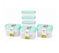 3X Wham Food Storage Container Lunch Box Plastic Kitchen Tub With Lid 2L Set Of 3