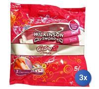 3x Wilkinson Throwaway 5 Pieces Lady Extra2