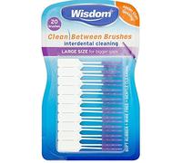 3x Wisdom Clean Between Interdental Brushes - Pack of 20 - Size Large Purple by Wisdom by Judastice