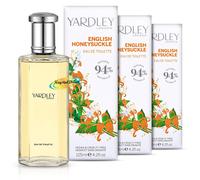 3x Yardley London English Honeysuckle Eau De Toilette 125ml
