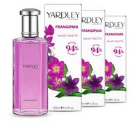3x Yardley London Frangipani Eau De Toilette 125ml