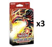 3x Yu-Gi-Oh - Egyptian God Slifer The Sky Dragon Reprint Unlimited Edition Stru