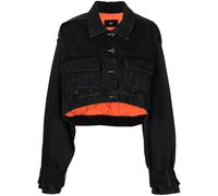 3x1 cropped denim jacket - Black S