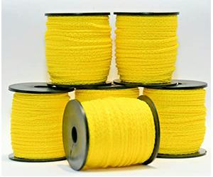 3x100m Yellow Builders Line Building Brick Laying Measuring Masonry Rope String