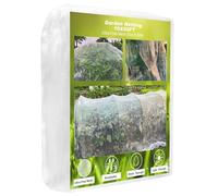 3x15m Garden Netting Mesh, Large Ultra Fine Insect Netting for Vegetable Fruit Flower Plant Crop Greenhouse Row Cover Barrier Protection Net for Birds Animals, Garden Neting for Raised Beds