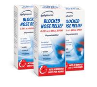 3x15ml Galpharm Blocked Nose Relief Nasal Spray - Bundled by Smart Cutie