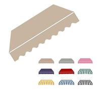 3x2.5m Replacement Canopy Fabric Weather-Resistant Outdoor Shade for Terrace & Garden Camel Color 4.5x2.5m Versatile Sun Protection