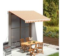3x2.5m Replacement Fabric for Yellow & Orange Sunshade Canopy Outdoor Awning Cover Sun Protection Fabric Ideal for Outdoor Tents and Umbrellas.