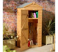 Rowlinson Shiplap Apex Tall Store, Brown