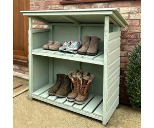 3x2 Shire Aveley Pent Double Welly Store - Pressure Treated