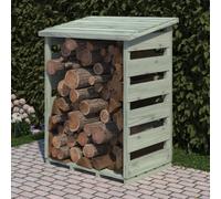 Shire 3 ft x 2 ft Pressure Treated Log Store, Brown