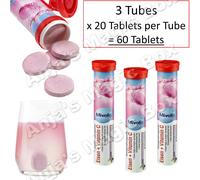 10x20 Mivolis Iron + Vit C | 100 Effervescent Tabs | Energy & Blood Health | Veg