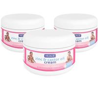 3x200ml Nuage Zinc and Castor Oil Nappy Rash Cream - Bundled by Smart Cutie