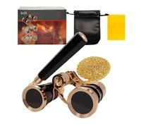 3X25 Opera Glasses Binoculars with Adjustable Handle & Chain