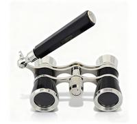 3x25 Opera Glasses with Handle & Chain, Compact Theater Binoculars for Adults & Kids, Easy Mini Binoculars for Concerts, Opera, Cinema, Sports and Travel(Black2)