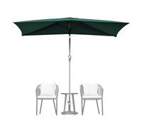 3x2m Sun Umbrella Replacement Fabric for 6 Ribs Waterproof UVResistant Patio Canopy Rectangle Garden Parasol Cover Outdoor Sun Protection Cloth