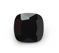 3X3-10X10mm 5A Cushion Cut CZ Stone Cubic Zirconia Loose Synthetic Gems for Jewelry Making Black 8x8mm 50pcs