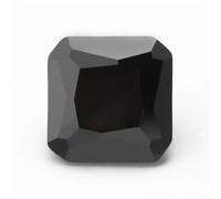 3X3-10X10mm 5A Square Octangle Shape CZ Stone Cubic Zirconia Loose Synthetic Gems for Jewelry Black 8x8mm 20pcs