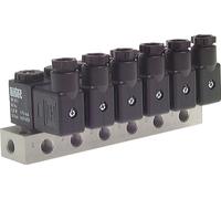 3x3/2 M5 NC Solenoid Valve 24V DC -0.95-8bar/-13.2-112psi Airtec
