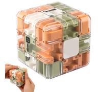 3x3 3D Maze Cube - Brain Teaser Toy, Engaging Brain Teaser Toy, Logical Challenge for Stress Relief, Cognitive Development & Family Gatherings A