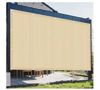 3x3.6m Cream White e Netting - 90% UV Protect Garden Mesh with Grommets - Sun for Greenhouse Patio Balcony & Outdoor Use