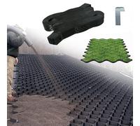 3x3 ft Permeable Paver Grid - 2" Thick Eco-Friendly Outdoor Flooring for Walking Paths Patios Erosion Control Parking Landscaping Durable & Versatile Solutions