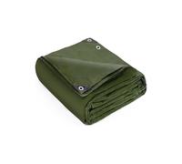 Keplin Waterproof Tarpaulin Cover Sheet, Heavy Duty, Mould-Resistant, Easy to Wash - PE Material, Reinforced Edges with Metal Eyelets, Green 90GSM Ideal for Indoor and Outdoor Protection (3 x 3 Metre)