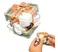 3x3 Large Labyrinth 3D Maze Puzzle Cube Labyrinth 3D Puzzle Maze Cube Stress Relief & Logic Development, Spatial Awareness Brain Training Gift for MAN/Adults/Family(GREEN)