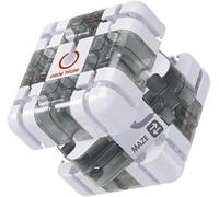 3x3 Maze Fun Cube Puzzle Toy For Kids And Adult To Stimulate Intelligence And Hand Eye Coordination Interactive Challenge Brain Teaser Fidget Toys,3D Puzzle Magic Cube Toy Gift Party Favors (Grey)