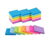 3x3 Rainbow Sticky Notes Set, Neon Pink and Multicolour, Page Markers for Office and School (28 Pack) 72 Sheets per pad (2016 Sheets Total)