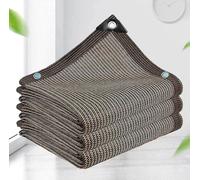 3x3 Shade Sail, Sand Color - Outdoor Canopy for Patio, 5x5 Pergola Cover, 3x3 Orange Shade Cloth, UV Protection, Waterproof Shade Netting, Brown 3x7m