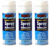 3x3 X Heavy Duty Glue Spray Adhesive Card Paper Carpet Leather Vinyl Fabric 200ml