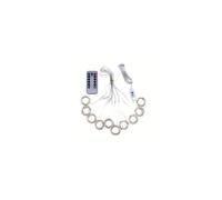 3x3m 300 LED Curtain Fairy Lights with Remote & Hooks USB Powered Colorful