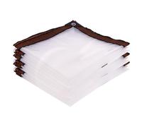 3x3m,3x4m,3x5m,3x6m,4x4m,4x5m,4x6m,Outdoor Transparent Cover,Clear Waterproof Tarps, Rainproof, Wind-Proof For Patio,Porch And Outdoor(10x10 ft(3x3m))