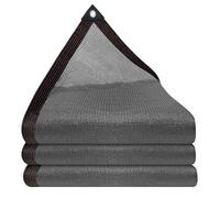 3x3m Garden Shade Cloth,90% Gray Mesh Tarp with Reinforced Grommets, HDPE Material UV Resistant Sun Privacy Shade Netting for Greenhouse,Garden,Yard Plant