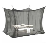 3x3m Gnat Screen Canopy Mesh for Outdoor Insect Protection Spacious Lightweight Polyester Netting for Garden Patio Camping Easy Setup with Ropes Black White Airflow Portable for Up to Six People