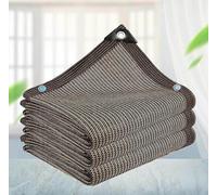 3x3m White Sun Shade Sail Canopy - Protection Awning Heat-Resistant Outdoor Shade Fabric with Grommets Perfect for Patio Garden & Deck Use Brown 2x5m Option Available