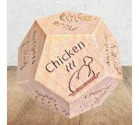3x3x3cm Food Dice, 12-Side Dating Dinner Choice Dice, Food Dinner Decision Dice For Couple Boyfriend Girlfriend, Wooden Dinner Choice Dice, Date Night Dice For Couples, For Valentine's Day Anniversari
