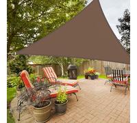3x3x4.3m Waterproof Triangle Shade Sail - UV Block Sunshade Canopy for Outdoor Patio Heavy Duty Oxford Cloth Perfect for Garden and Backyard Shade Cover