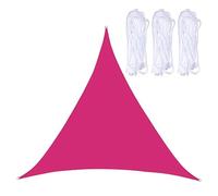 3x3x4. Waterproof Right Angle Triangle e Sail - 420D Ox Fabric Canopy for Outdoor Patio Garden Pool - Slish Rose Red ning Solut