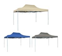 vidaXL Foldable Tent Pop-Up 3x4.5 m Blue