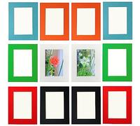 3x5 inch Stick-On Collage Picture Frames Set of 12,Photo Frame Collage for Wall Decor,No Nails Needed,Wall Mounting Display for Photos,Gallery Decor for Home Office Living Room Exhibition Wedding
