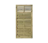 Langham Screen/Gate 3ft x 6ft - Natural Timber - Rowlinson