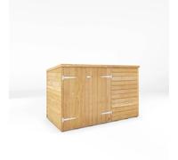 Mercia Overlap Windowless Pent Bike Store - 3 x 6ft