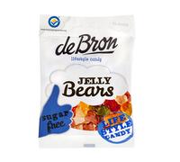 3X90G De Bron Lifestyle Candy Jelly Bears Fruit Low Carb Low Calorie Sugar Free