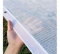 3x9m White e Net with Grommets - 55% Sun Sn Fabric for Garden, Patio, Greenhouse, Plant Cover - Heavy Du, Breathable, UV Protect Mesh Tarp