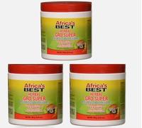 3xAfricas Best Herbal Gro Super Hair & Scalp Conditioner Coconut Oil 5.25 oz